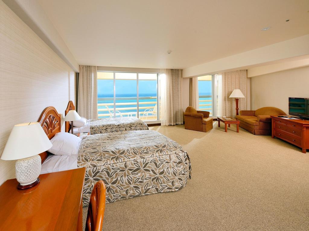 Rizzan Sea Park Hotel Tancha Bay Onna Bagian luar foto